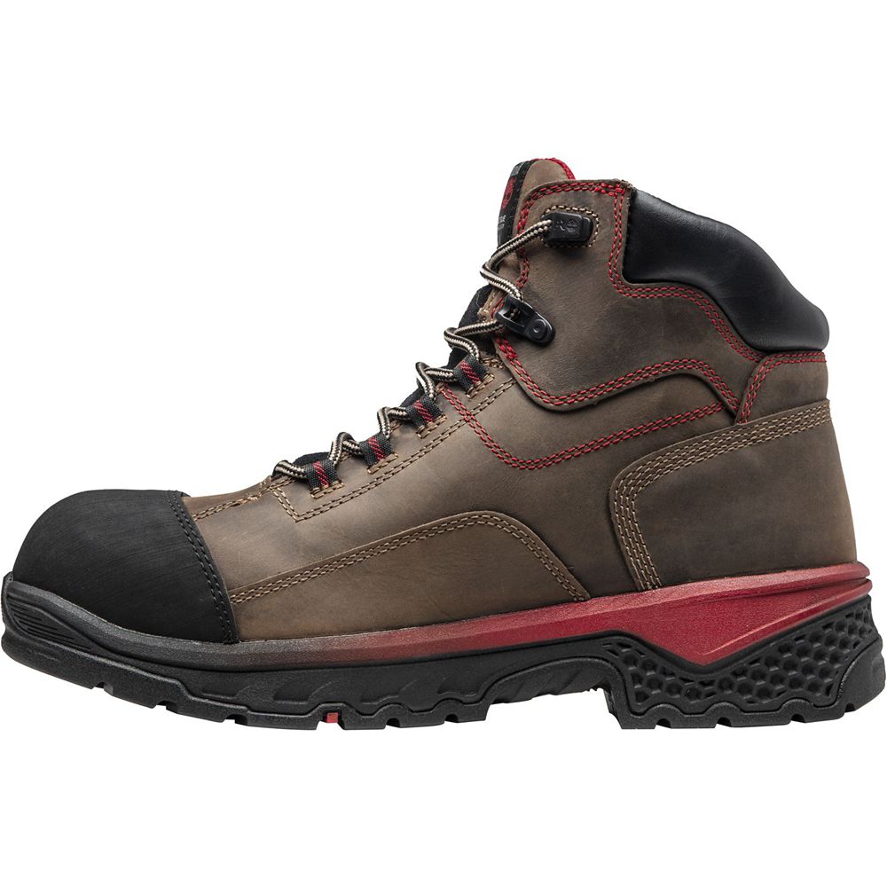 Bocanci De Muncă Timberland Barbati Maro/Negrii - Pro® Bosshog 6 Comp Toe - Romania - BTRMDI103